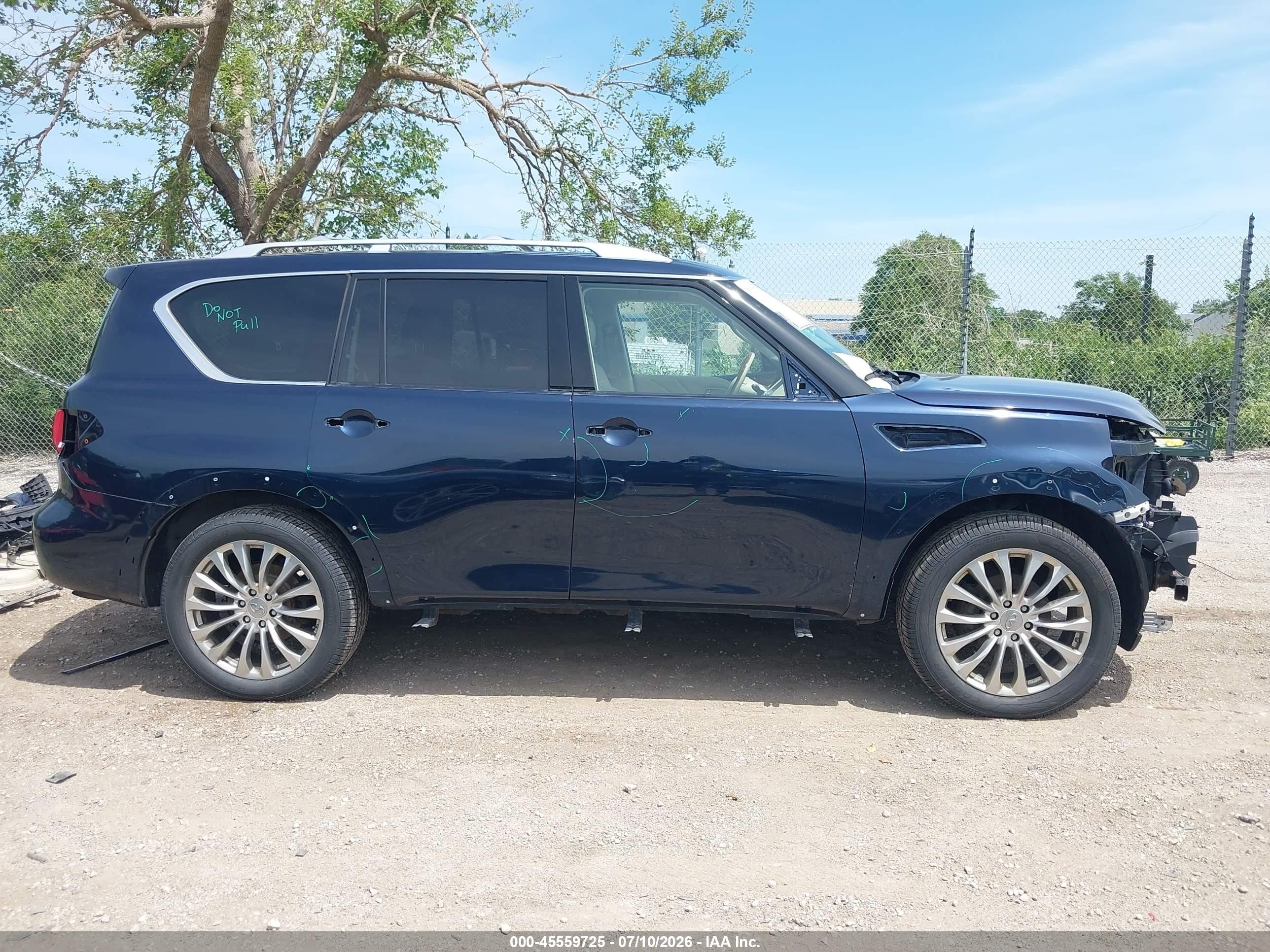2015 Infiniti Qx80 Синий vin: JN8AZ2NE4F9083094