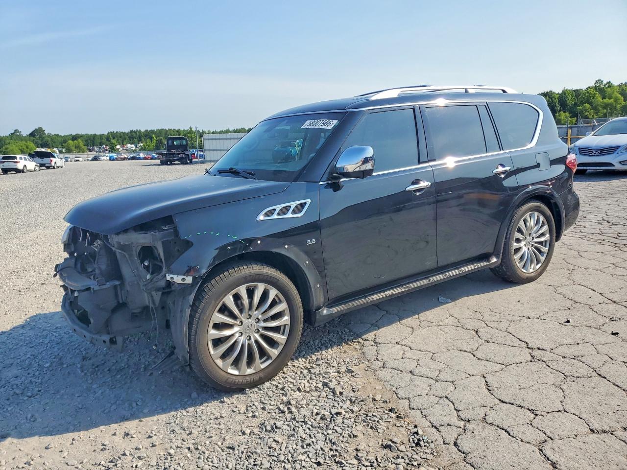 2015 Infiniti Qx80 Черный vin: JN8AZ2NE4F9084486