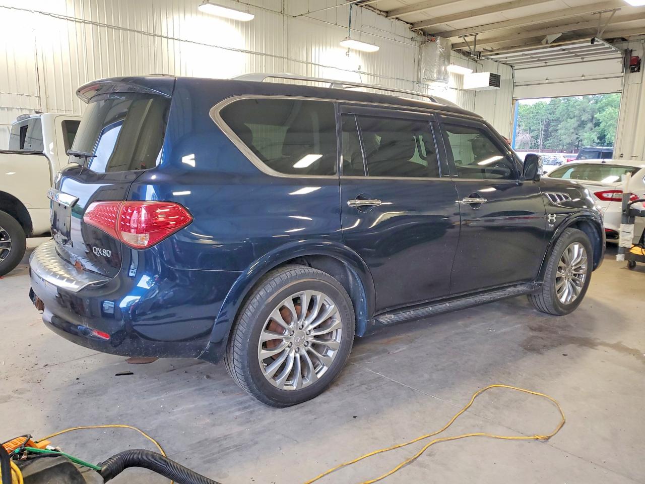 2015 Infiniti Qx80 Base Blue vin: JN8AZ2NE4F9086478