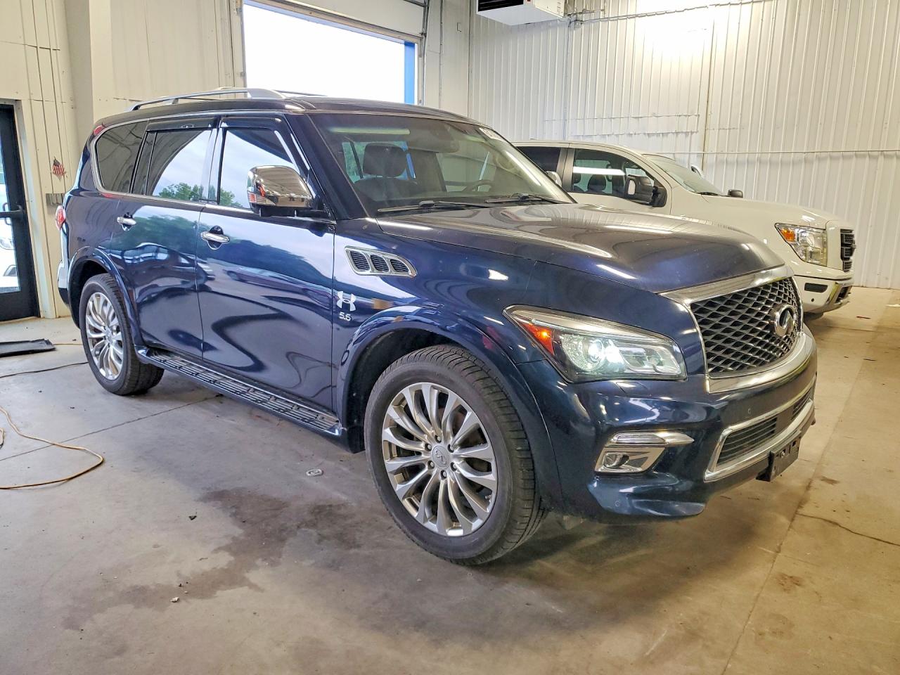 2015 Infiniti Qx80 Base Blue vin: JN8AZ2NE4F9086478
