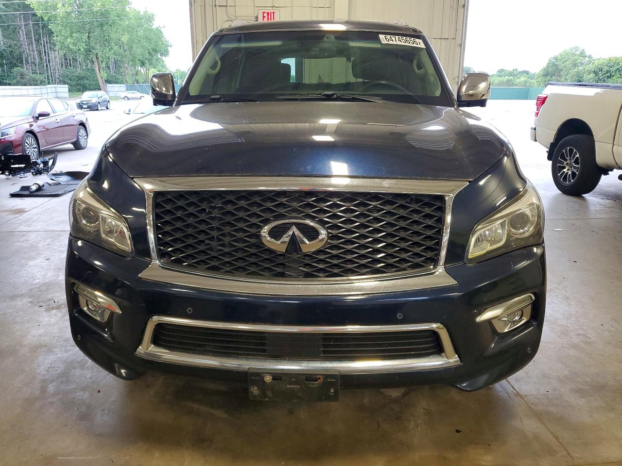 2015 Infiniti Qx80 Base Blue vin: JN8AZ2NE4F9086478