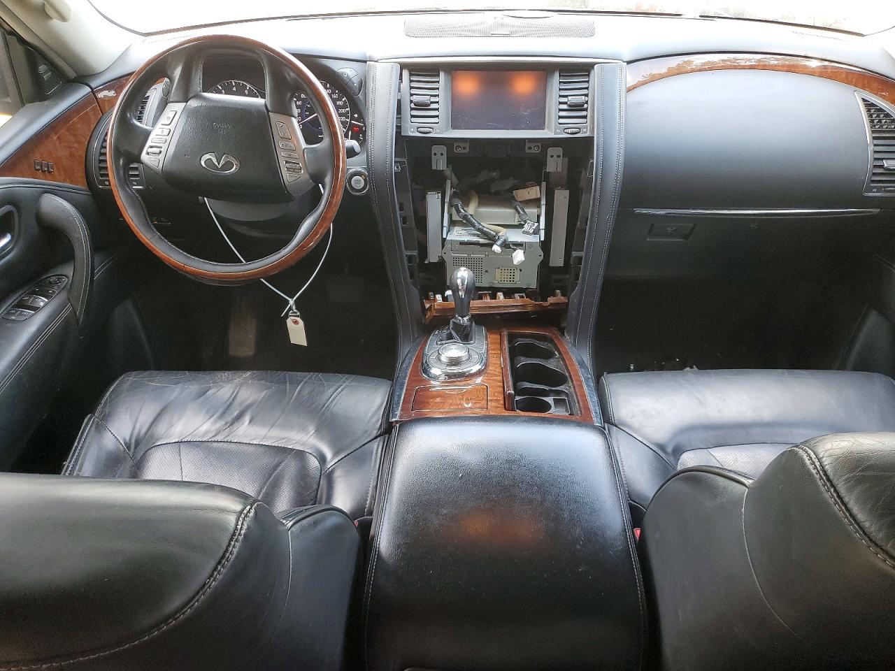 2015 Infiniti Qx80 White vin: JN8AZ2NE4F9087419