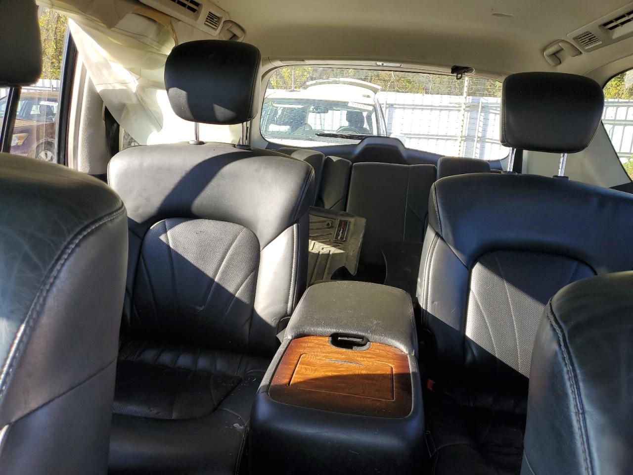 2015 Infiniti Qx80 White vin: JN8AZ2NE4F9087419