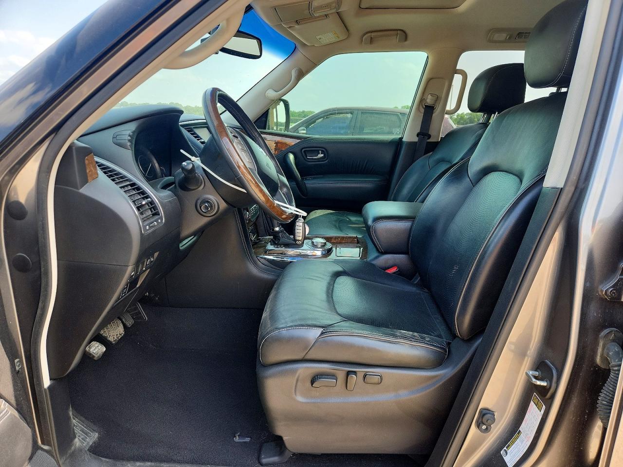 2016 Infiniti Qx80 Base Charcoal vin: JN8AZ2NE4G9124728