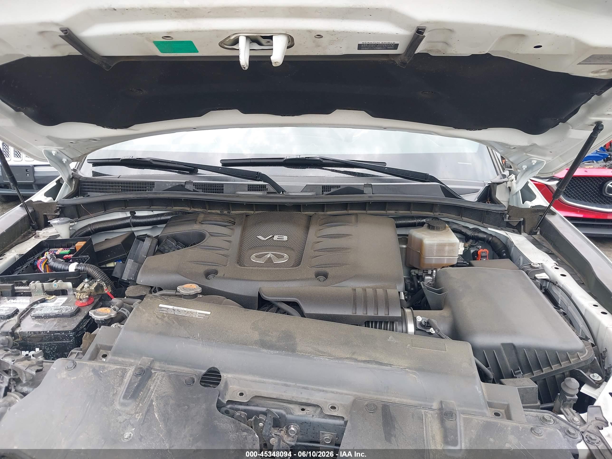 2019 Infiniti Qx80 Limited White vin: JN8AZ2NE4K9229424