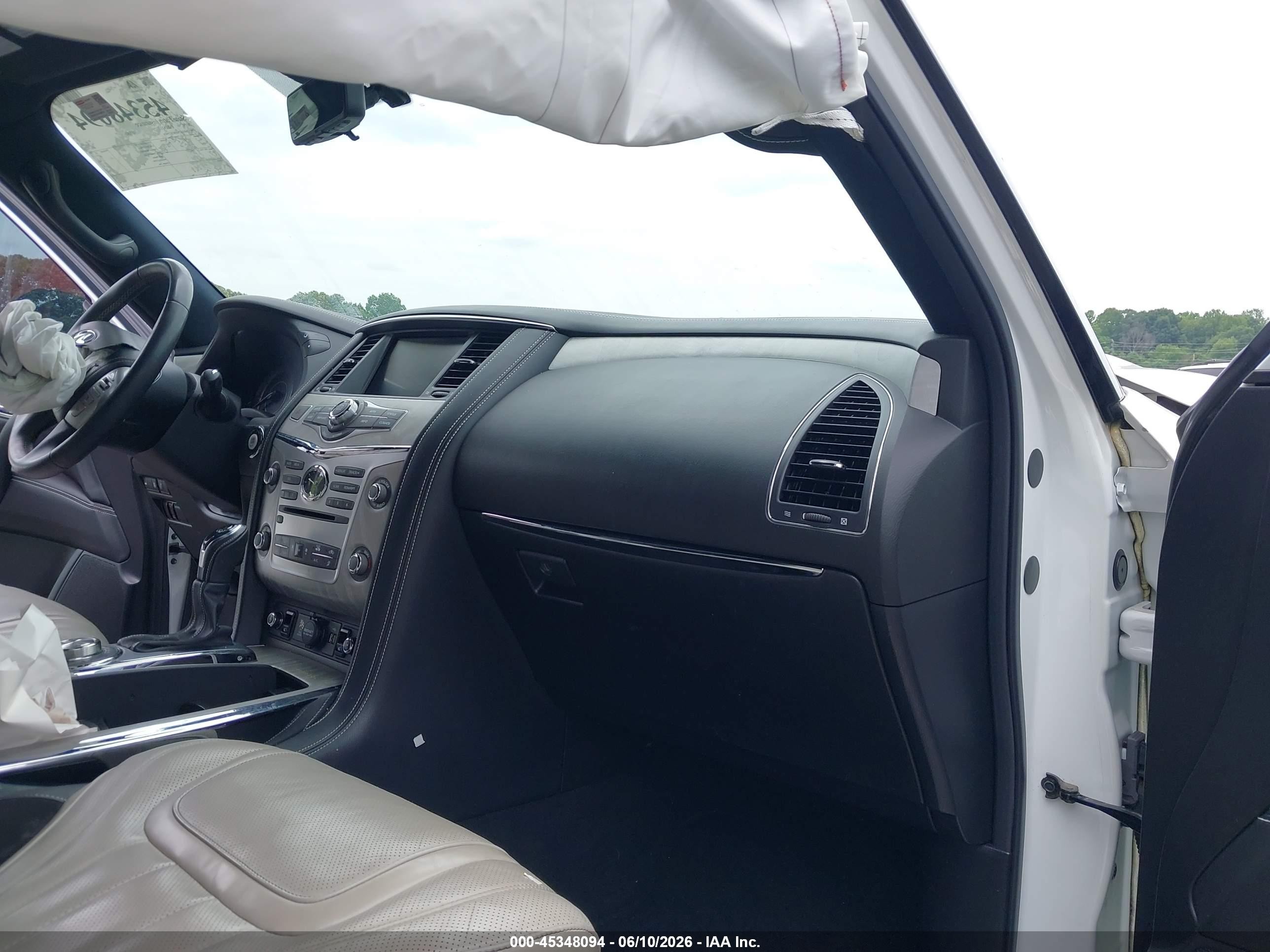 2019 Infiniti Qx80 Limited White vin: JN8AZ2NE4K9229424