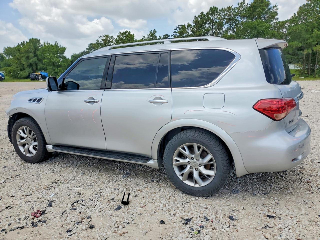 2011 Infiniti Qx56 Base Silver vin: JN8AZ2NE5B9001836