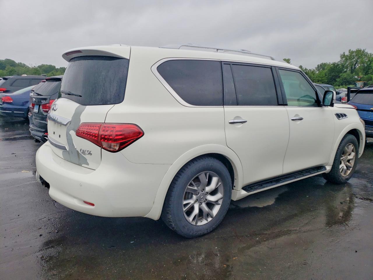 2011 Infiniti Qx56 Base White vin: JN8AZ2NE5B9003165