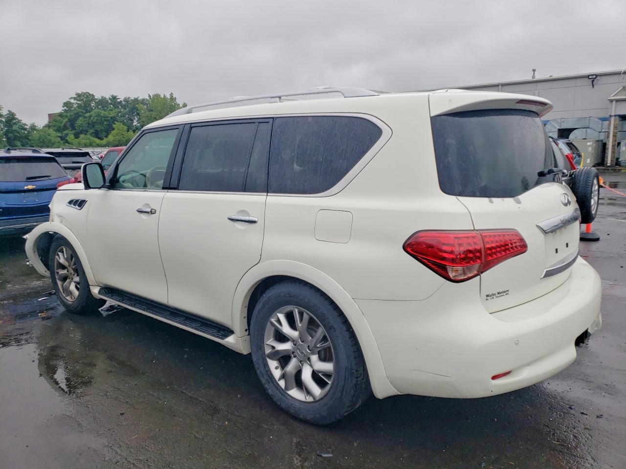 2011 Infiniti Qx56 Base White vin: JN8AZ2NE5B9003165