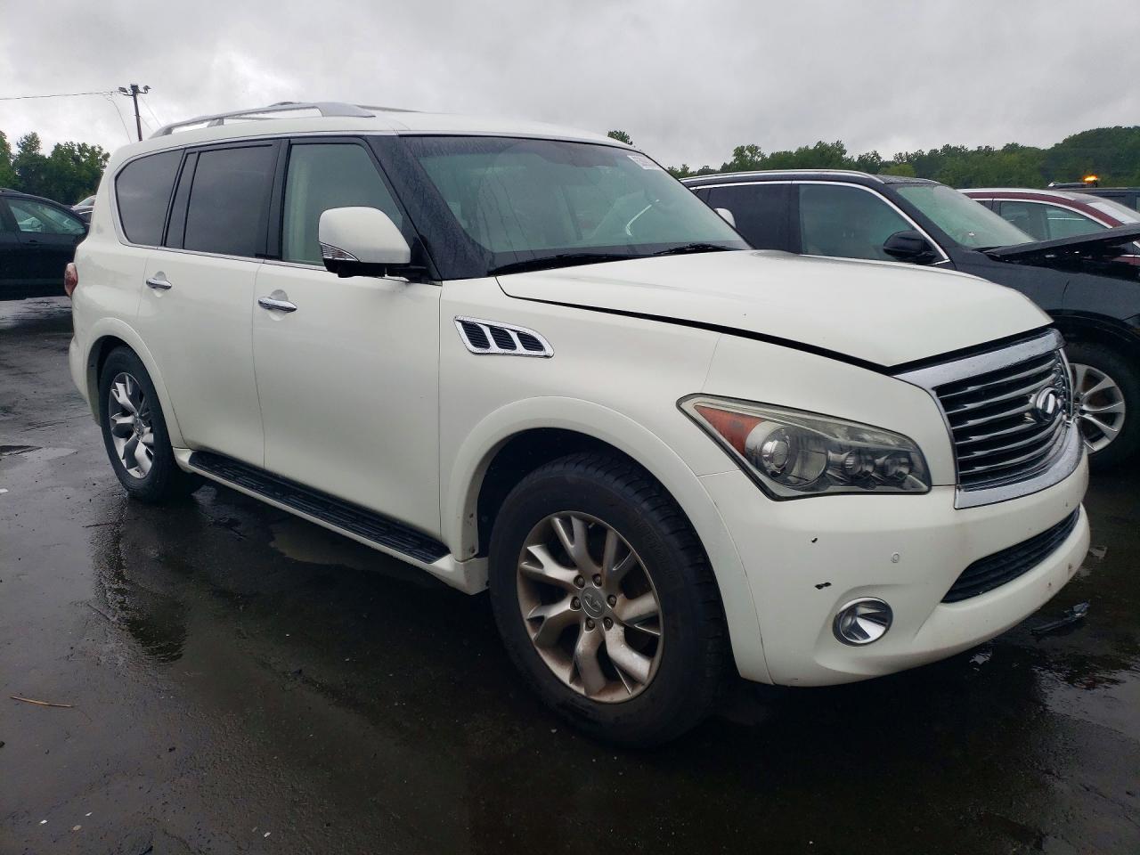 2011 Infiniti Qx56 Base White vin: JN8AZ2NE5B9003165