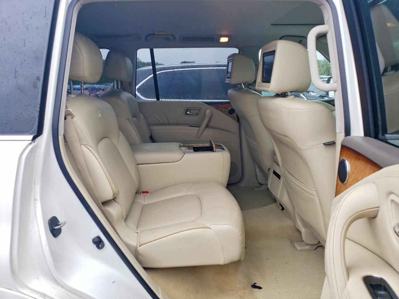 2011 Infiniti Qx56 Base White vin: JN8AZ2NE5B9003165