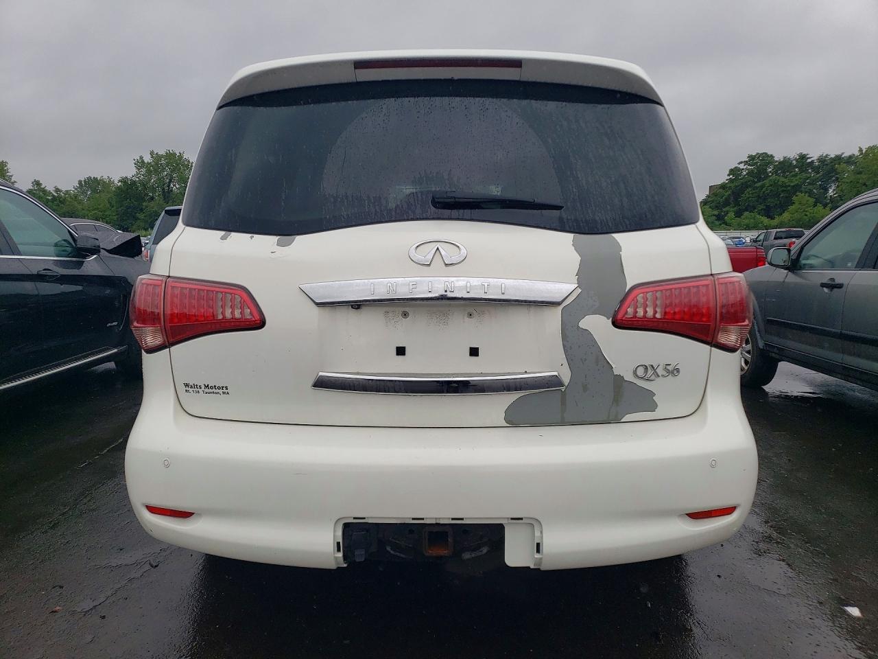 2011 Infiniti Qx56 Base White vin: JN8AZ2NE5B9003165