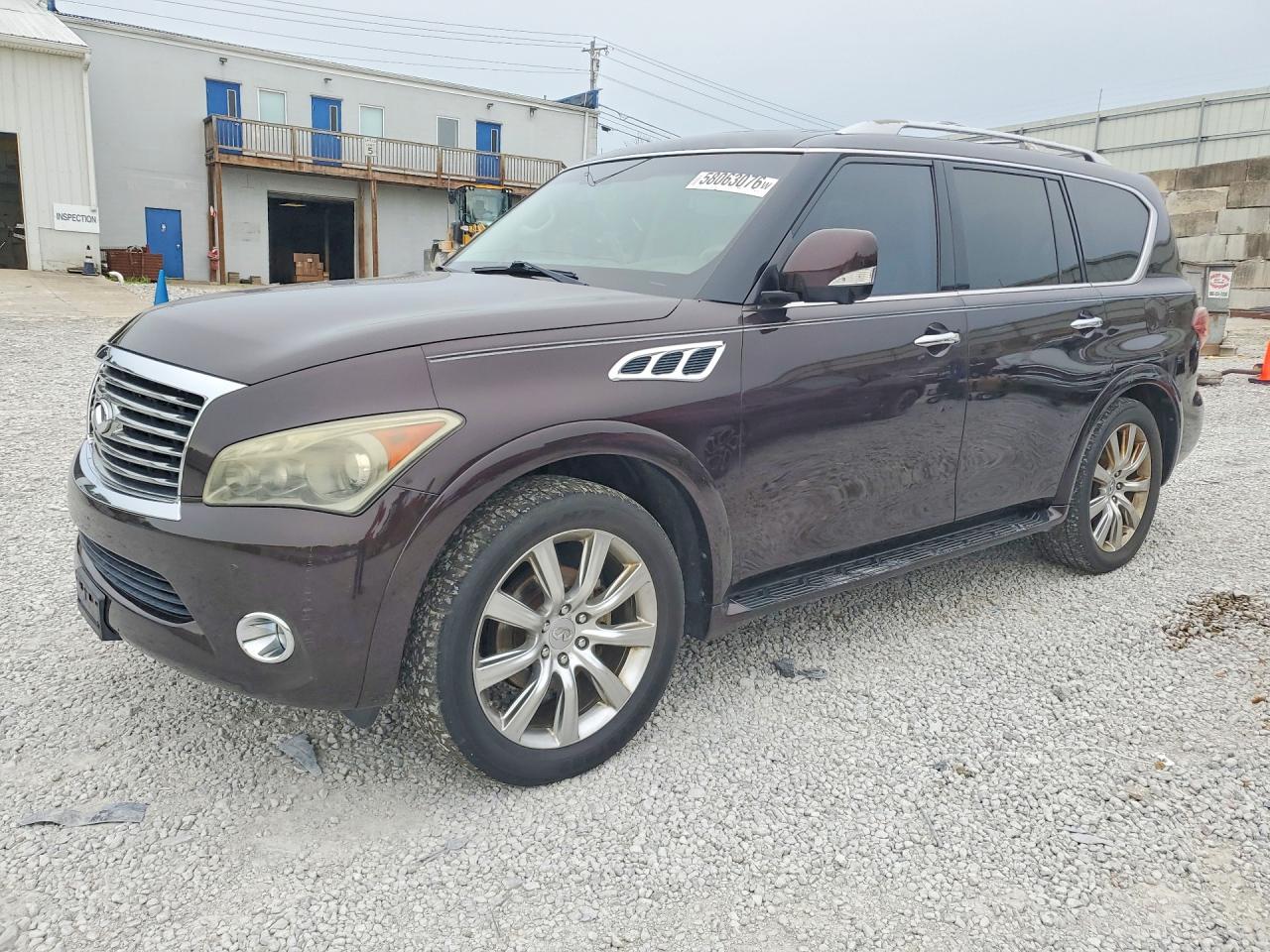 2011 Infiniti Qx56 Base Purple vin: JN8AZ2NE5B9007037