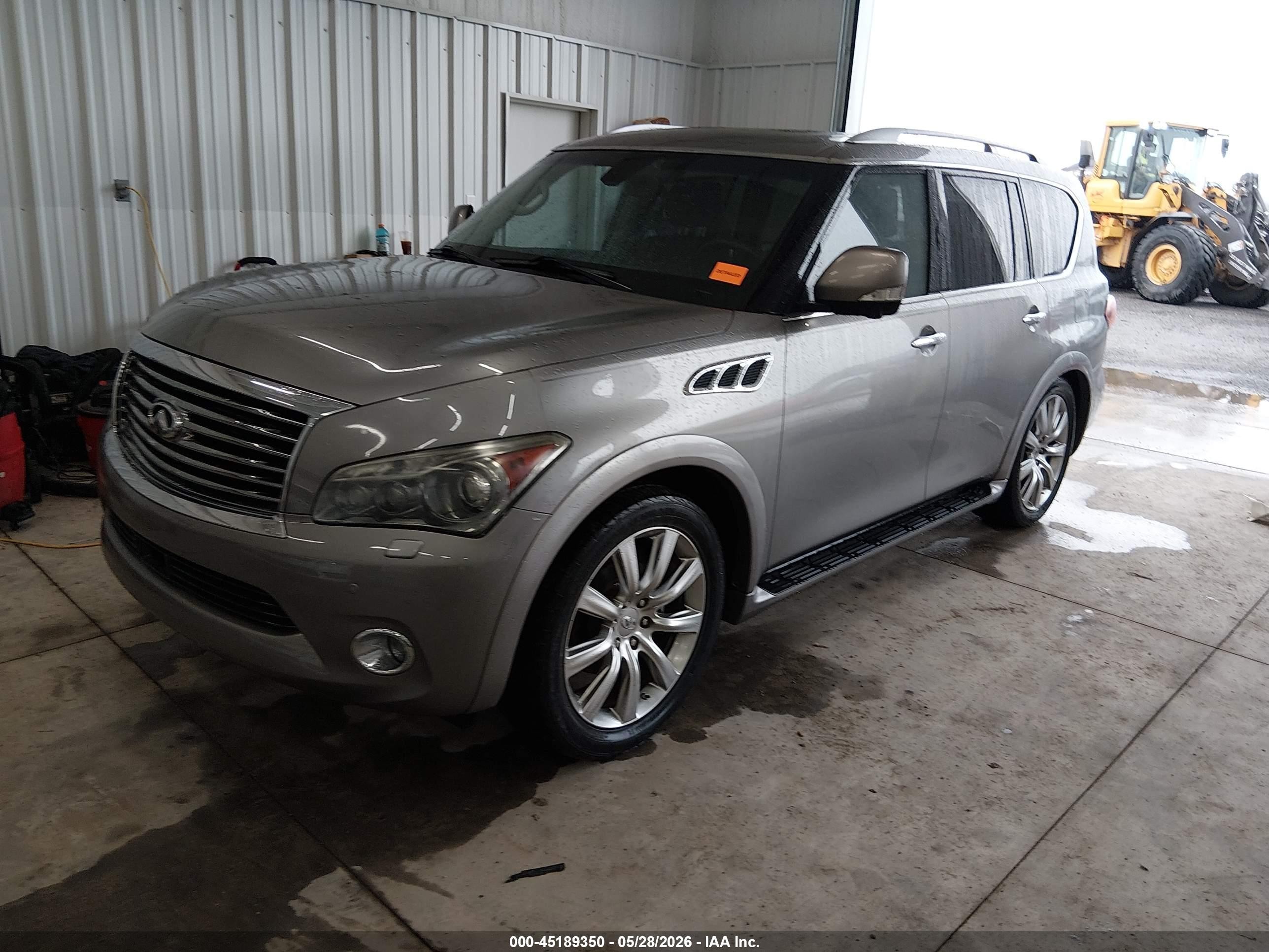 2012 Infiniti Qx56   Gray vin: JN8AZ2NE5C9015723