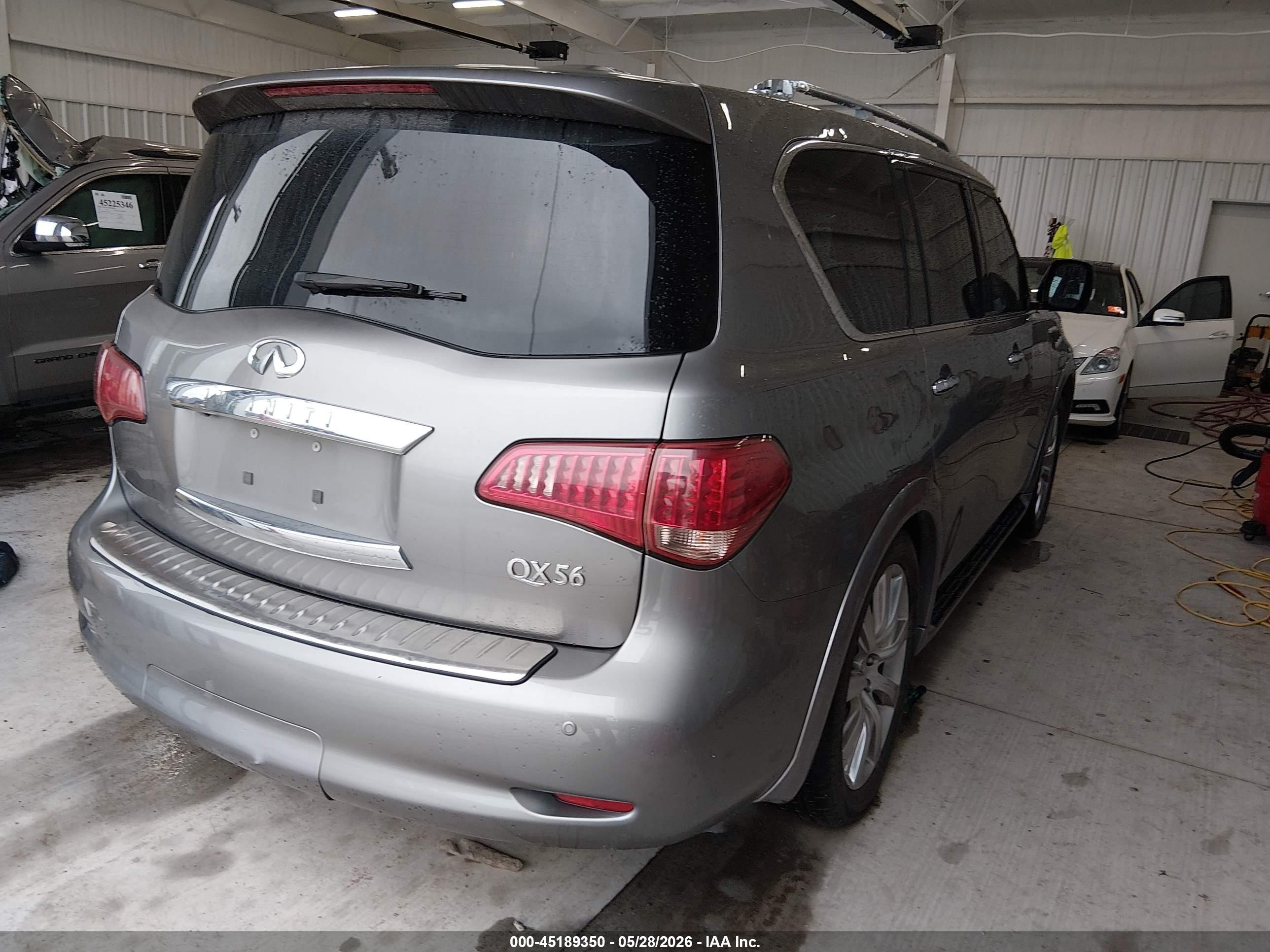 2012 Infiniti Qx56   Gray vin: JN8AZ2NE5C9015723