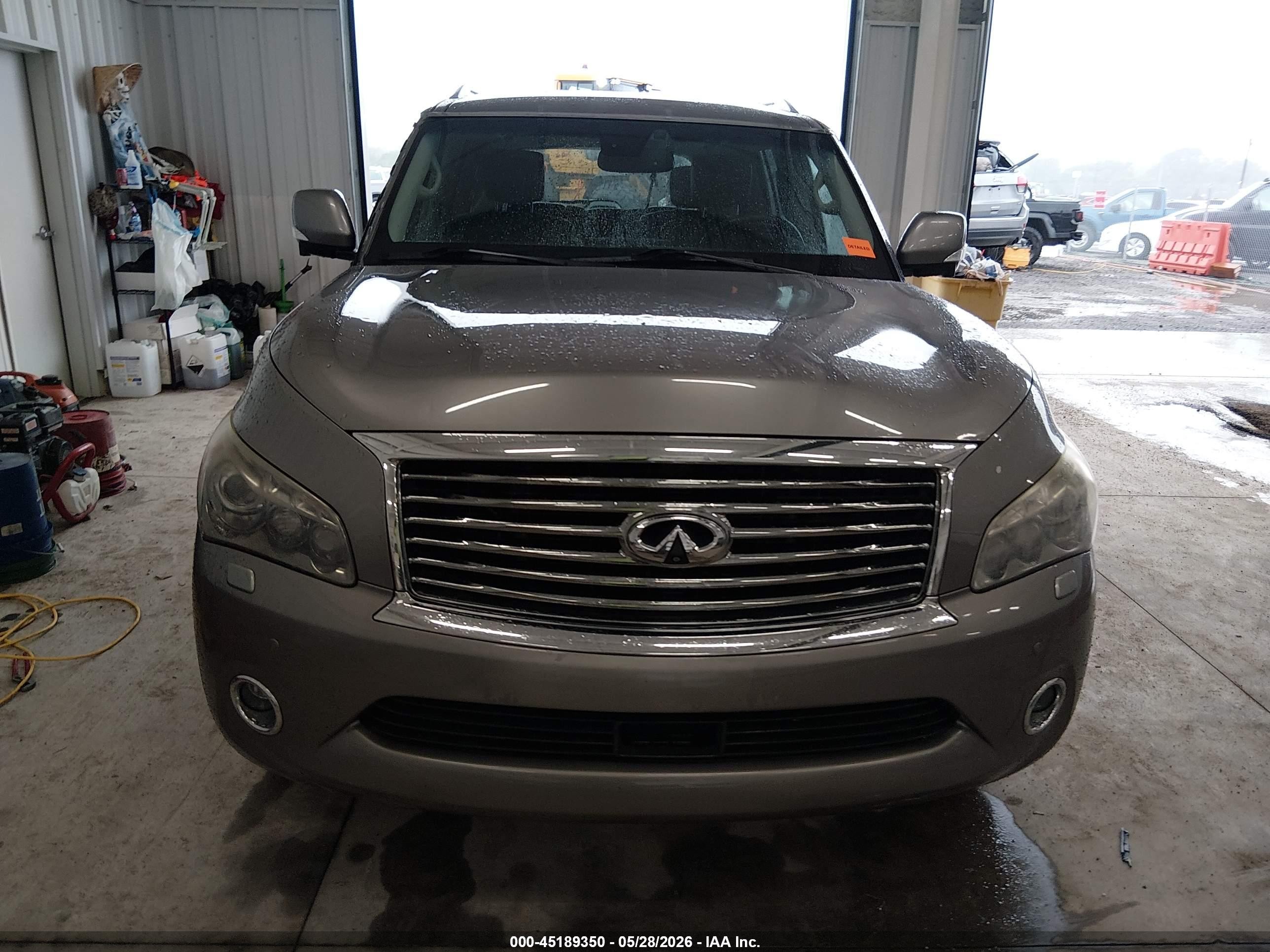 2012 Infiniti Qx56   Gray vin: JN8AZ2NE5C9015723
