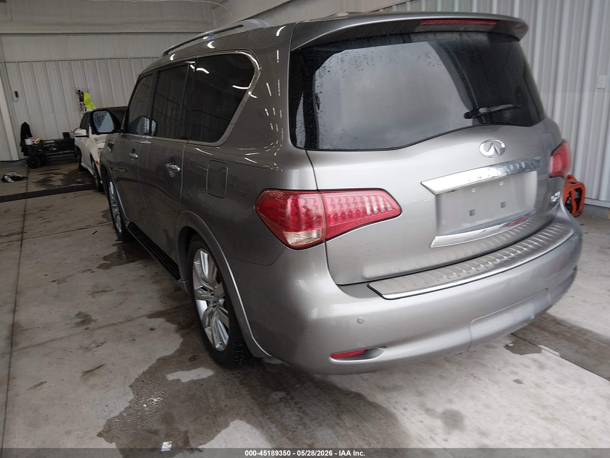 2012 Infiniti Qx56   Gray vin: JN8AZ2NE5C9015723