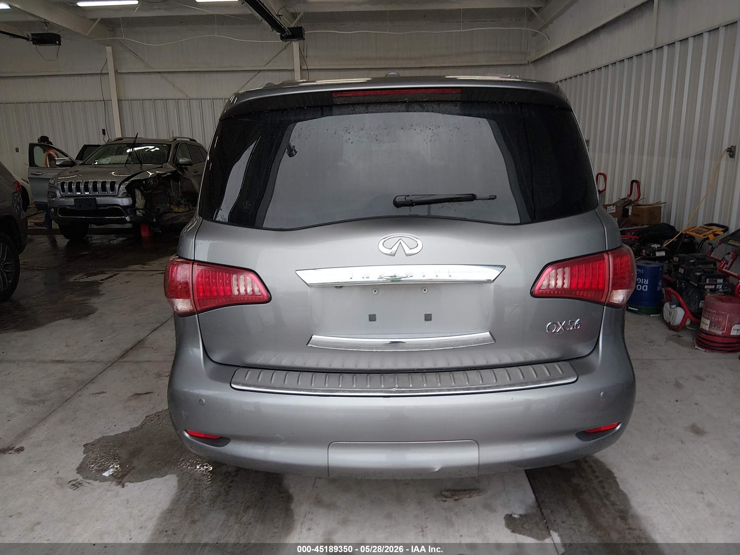 2012 Infiniti Qx56   Gray vin: JN8AZ2NE5C9015723
