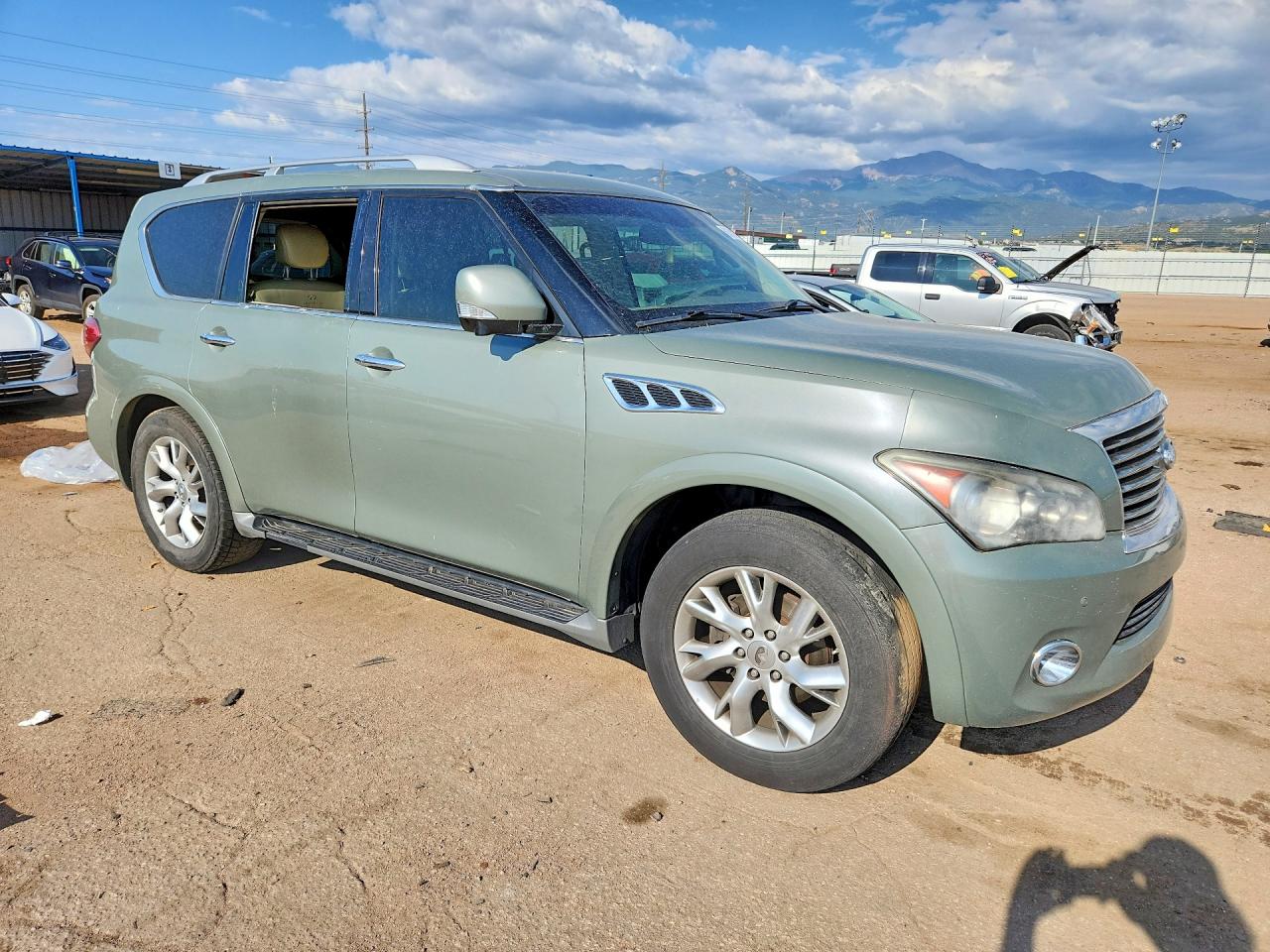 2012 Infiniti Qx56 Base Gray vin: JN8AZ2NE5C9016578