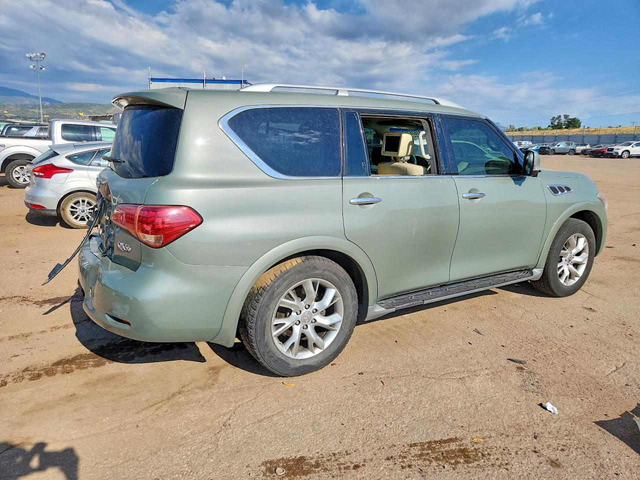 2012 Infiniti Qx56 Base Gray vin: JN8AZ2NE5C9016578