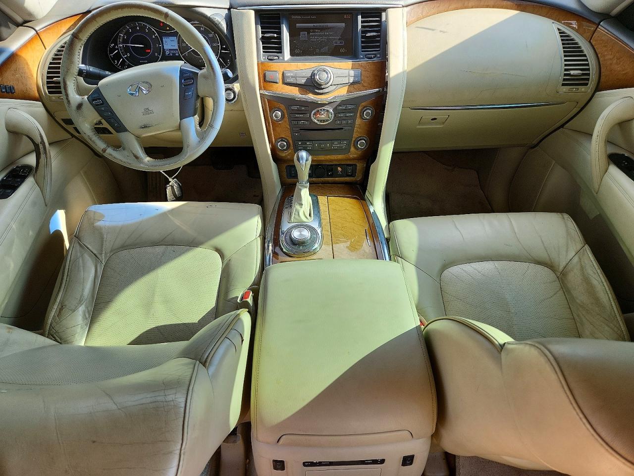 2012 Infiniti Qx56 Base Gray vin: JN8AZ2NE5C9016578