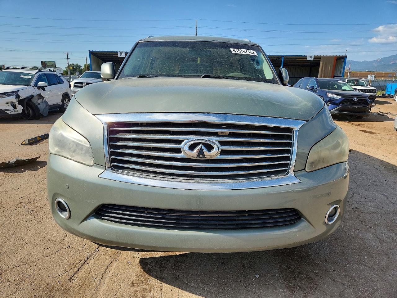 2012 Infiniti Qx56 Base Gray vin: JN8AZ2NE5C9016578