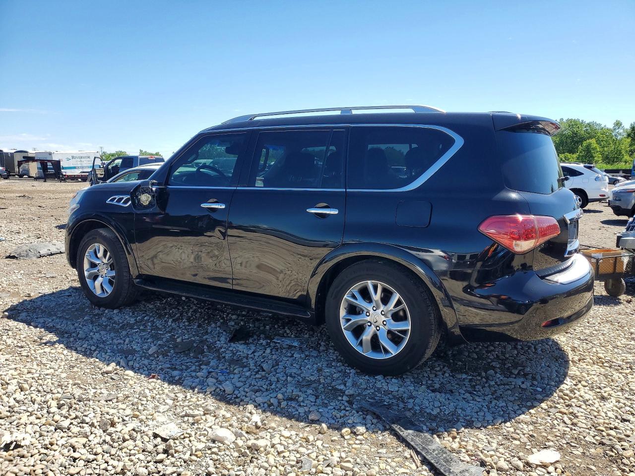 2012 Infiniti Qx56 Base Black vin: JN8AZ2NE5C9018296