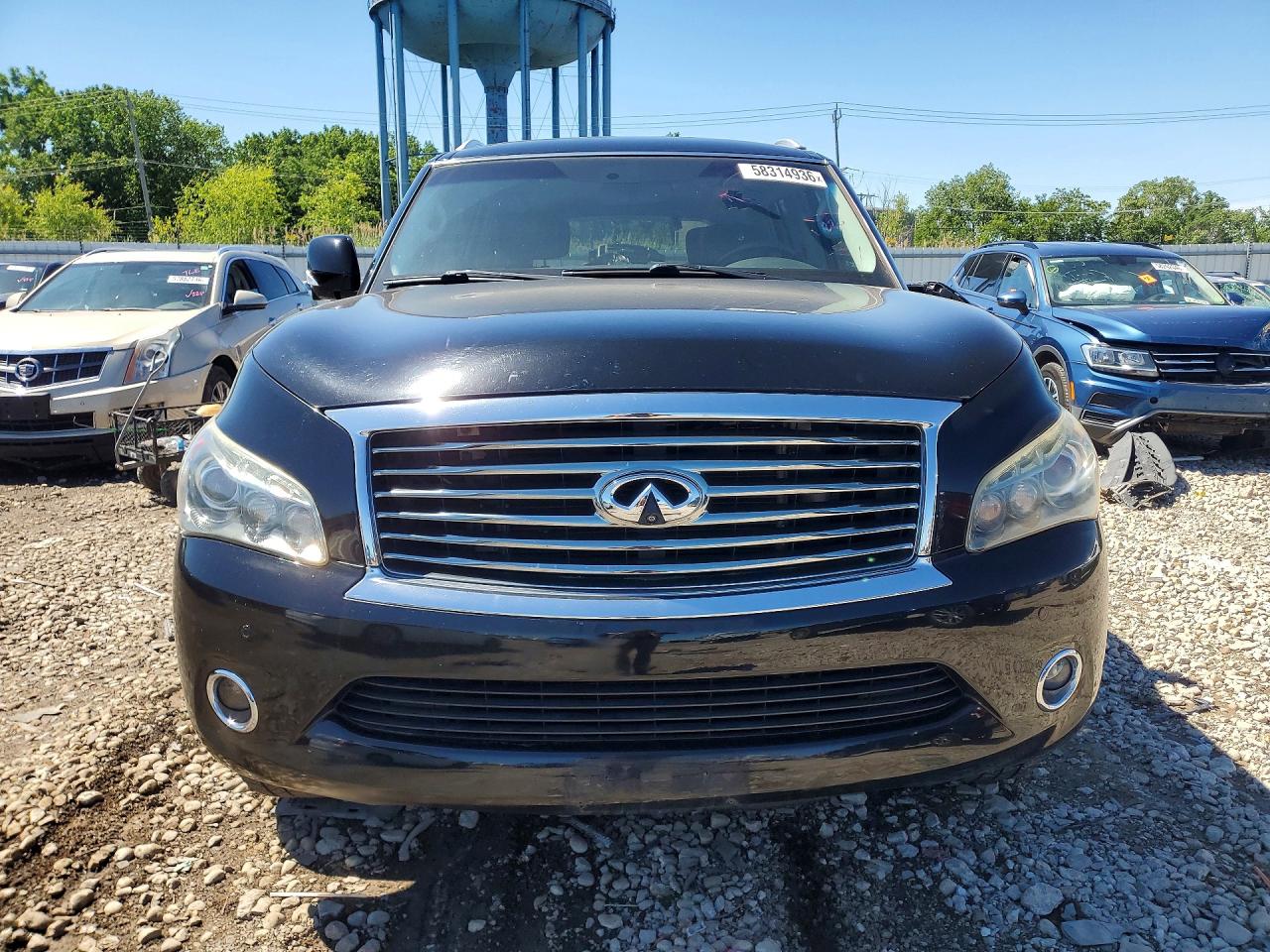 2012 Infiniti Qx56 Base Black vin: JN8AZ2NE5C9018296