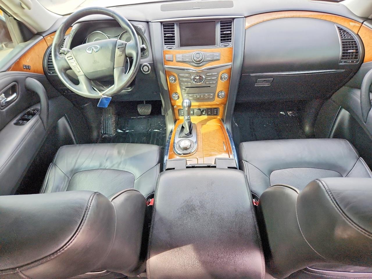 2012 Infiniti Qx56 Base Silver vin: JN8AZ2NE5C9019755