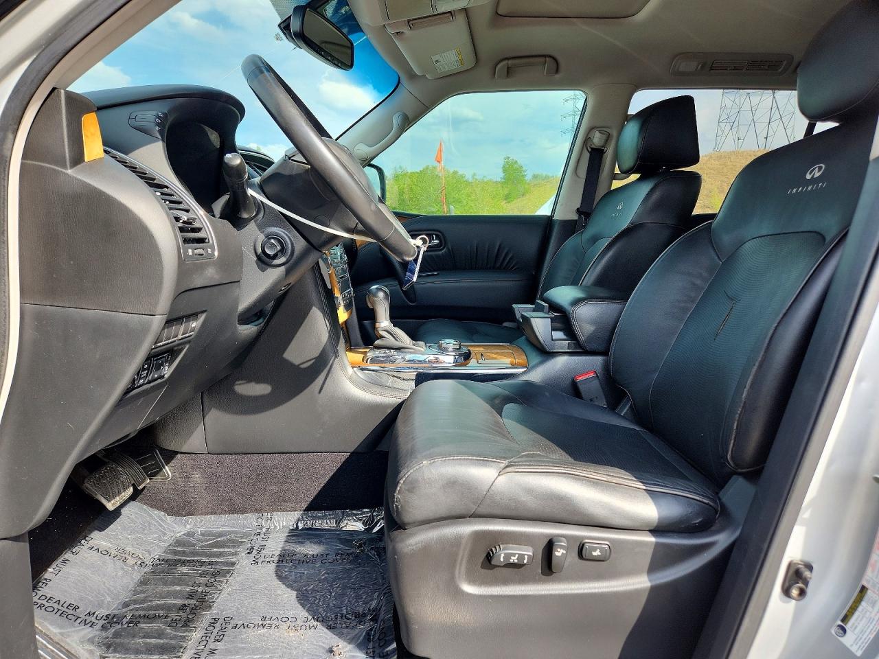 2012 Infiniti Qx56 Base Silver vin: JN8AZ2NE5C9019755