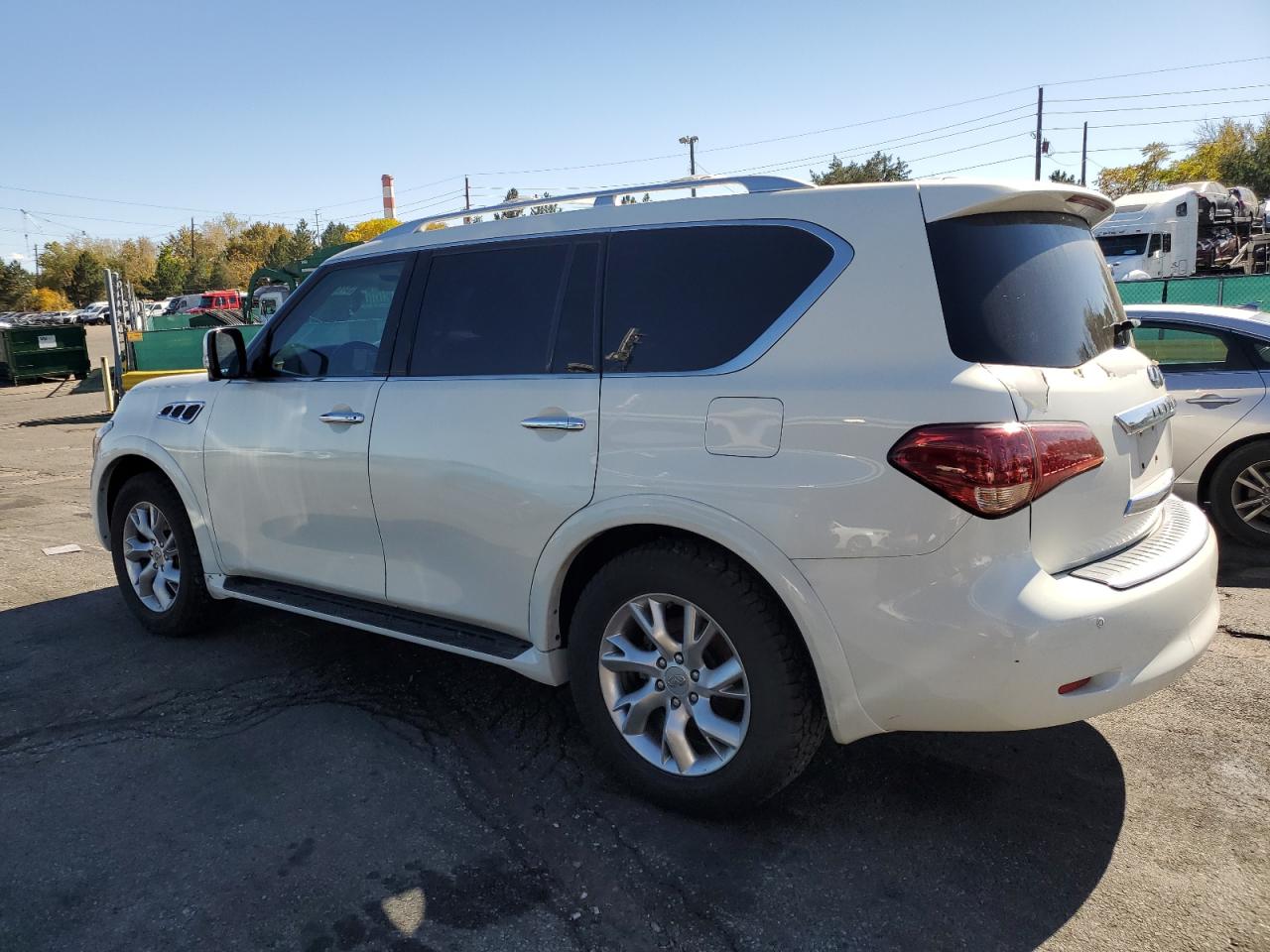2012 Infiniti Qx56 Белый vin: JN8AZ2NE5C9020288