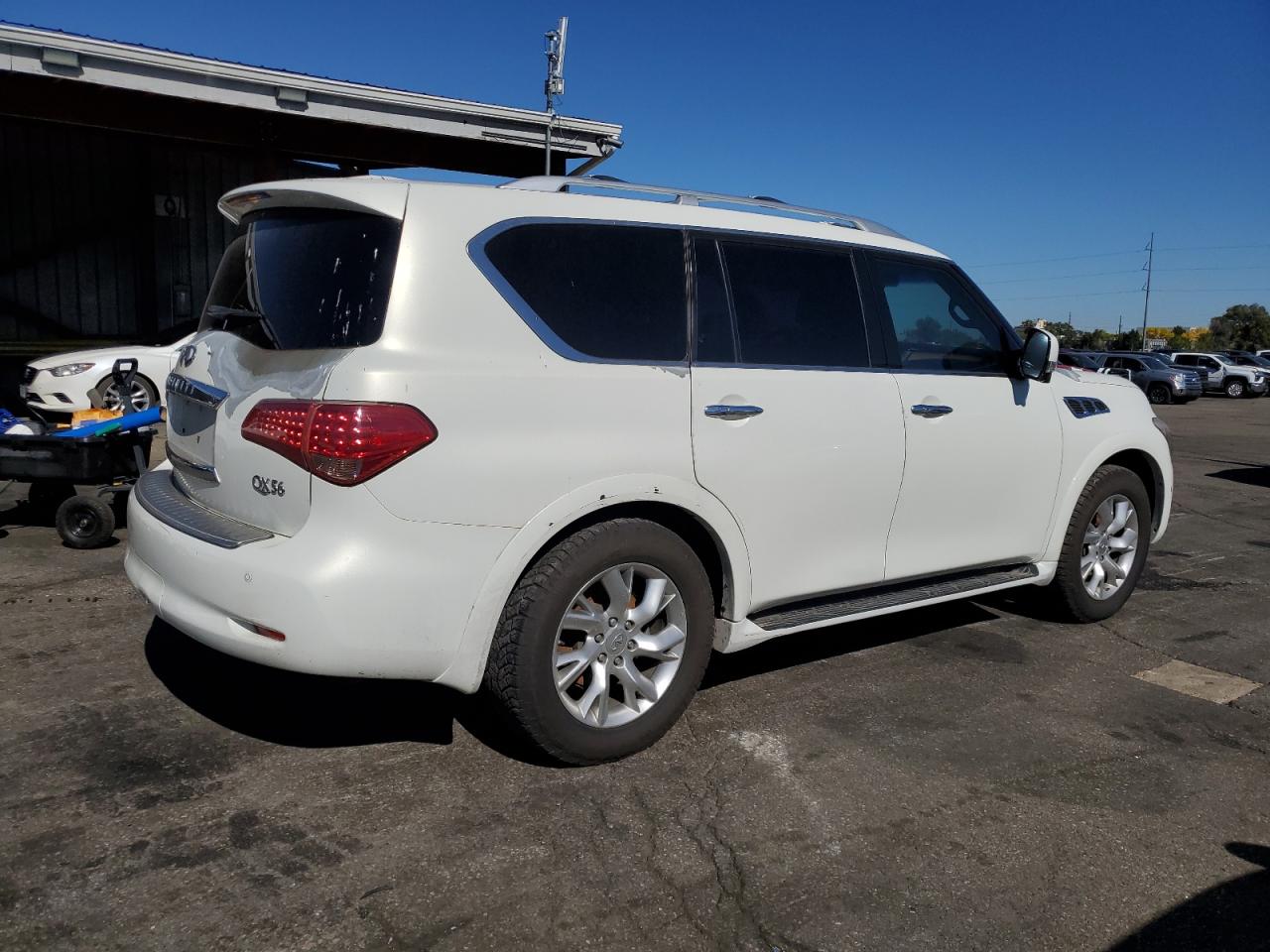 2012 Infiniti Qx56 Белый vin: JN8AZ2NE5C9020288