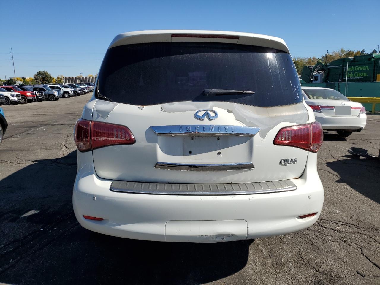 2012 Infiniti Qx56 Белый vin: JN8AZ2NE5C9020288