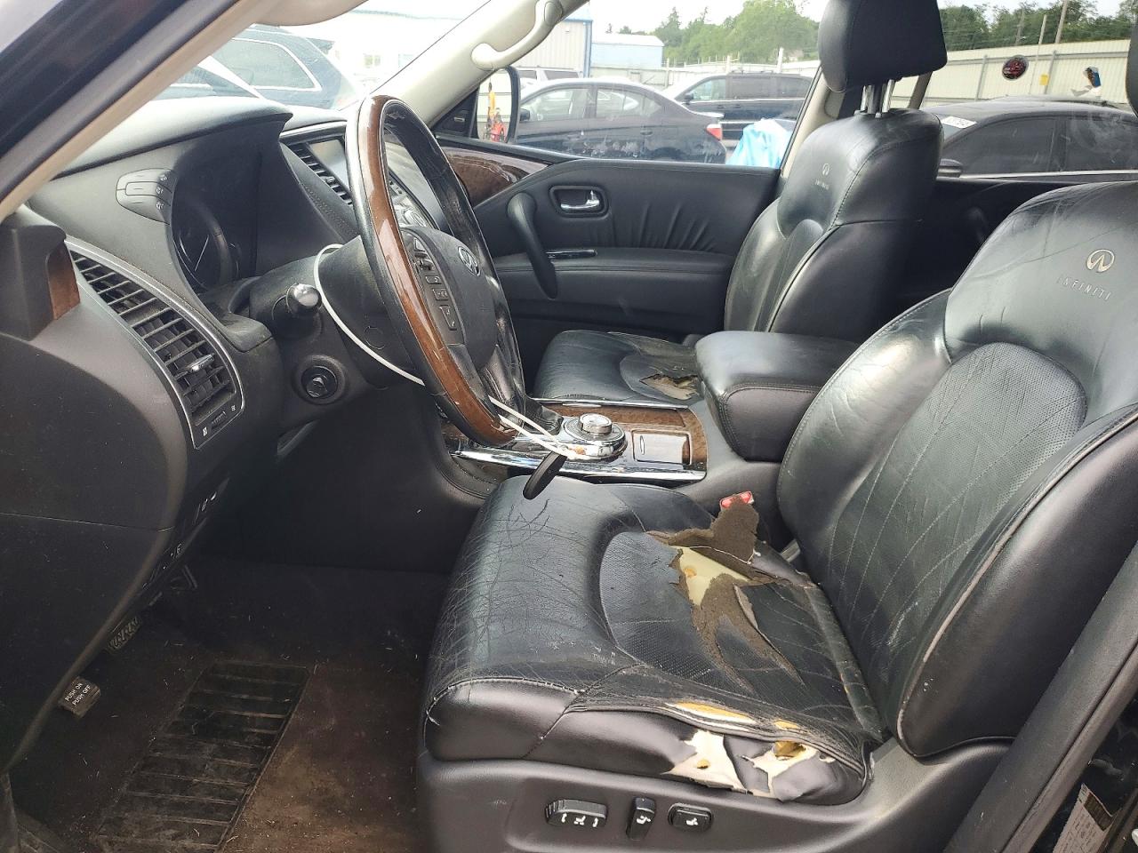 2012 Infiniti Qx56 Base Black vin: JN8AZ2NE5C9020419