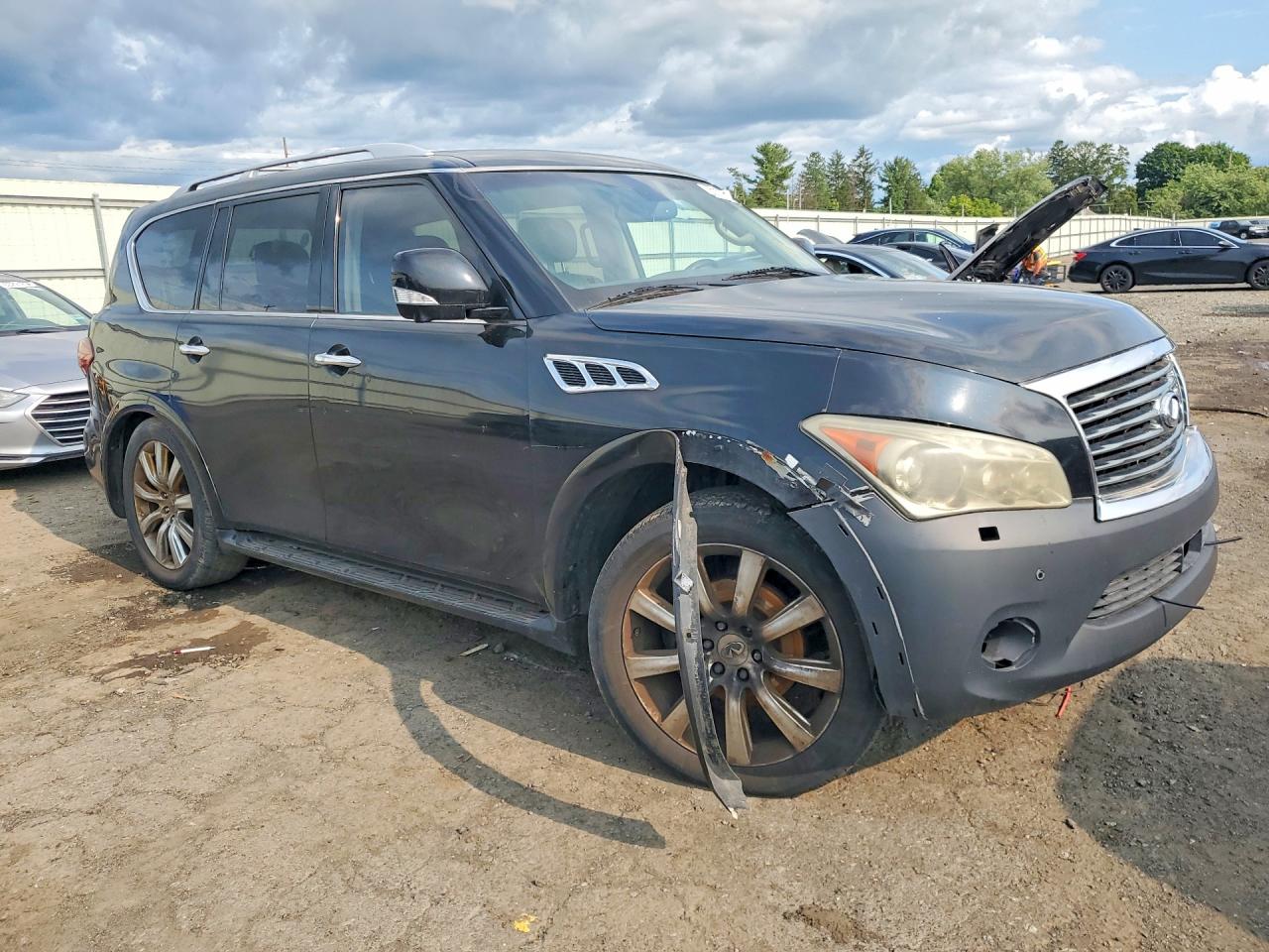 2012 Infiniti Qx56 Base Black vin: JN8AZ2NE5C9020419