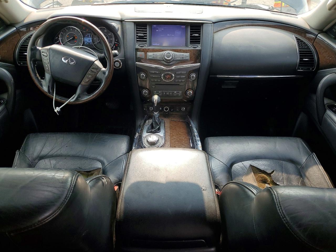 2012 Infiniti Qx56 Base Black vin: JN8AZ2NE5C9020419