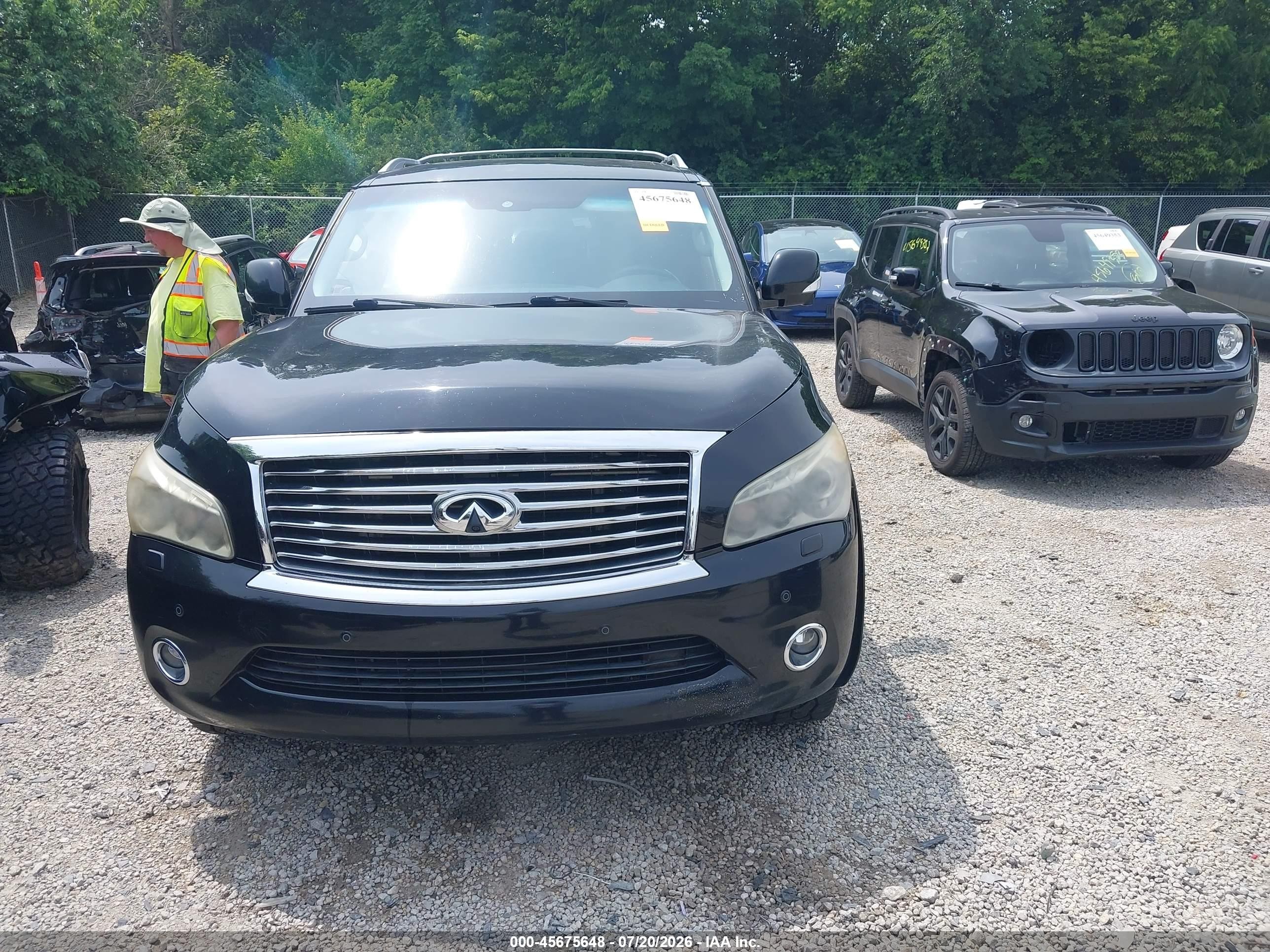 2014 Infiniti Qx80 Black vin: JN8AZ2NE5E9063239