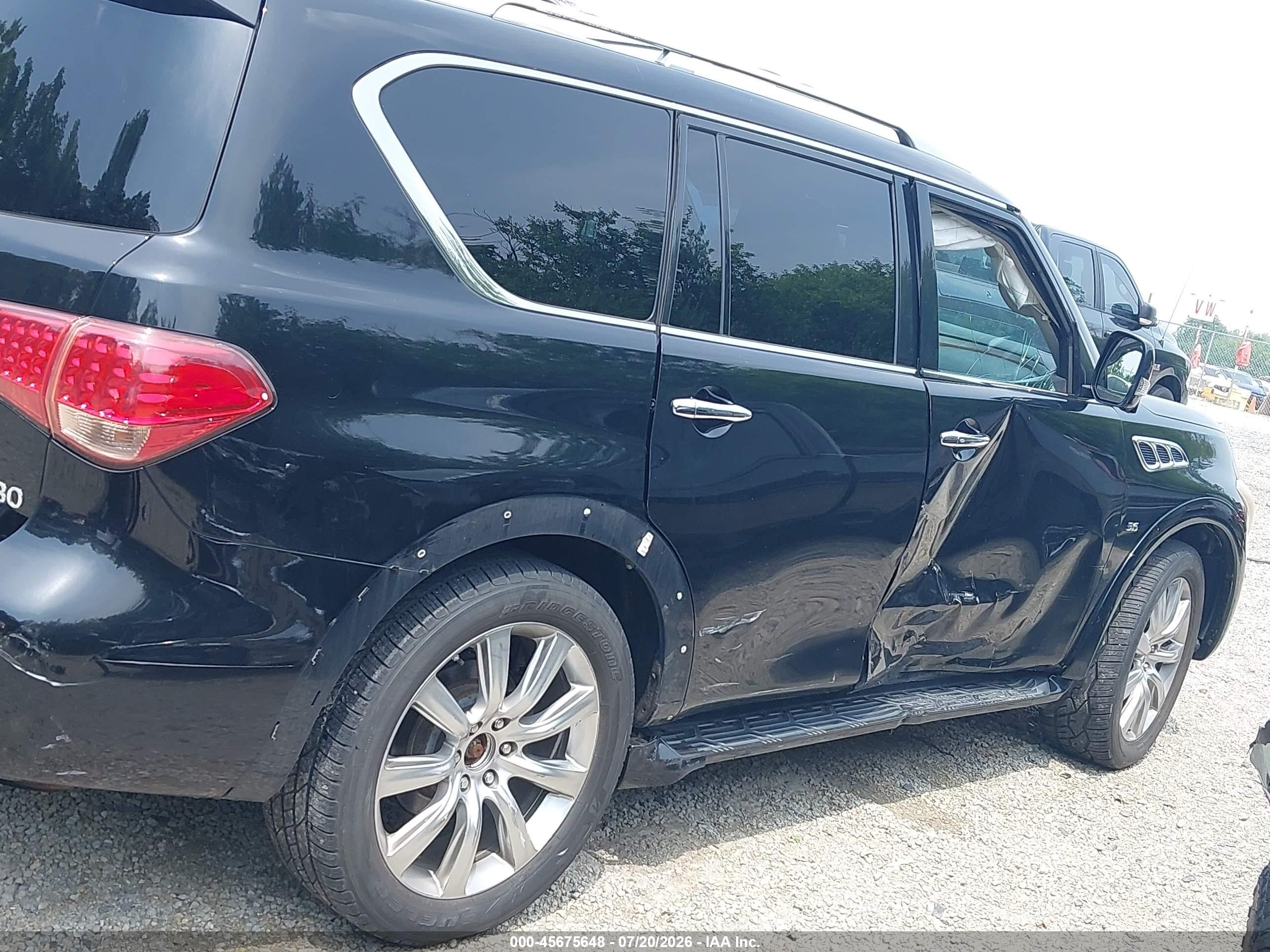 2014 Infiniti Qx80 Black vin: JN8AZ2NE5E9063239