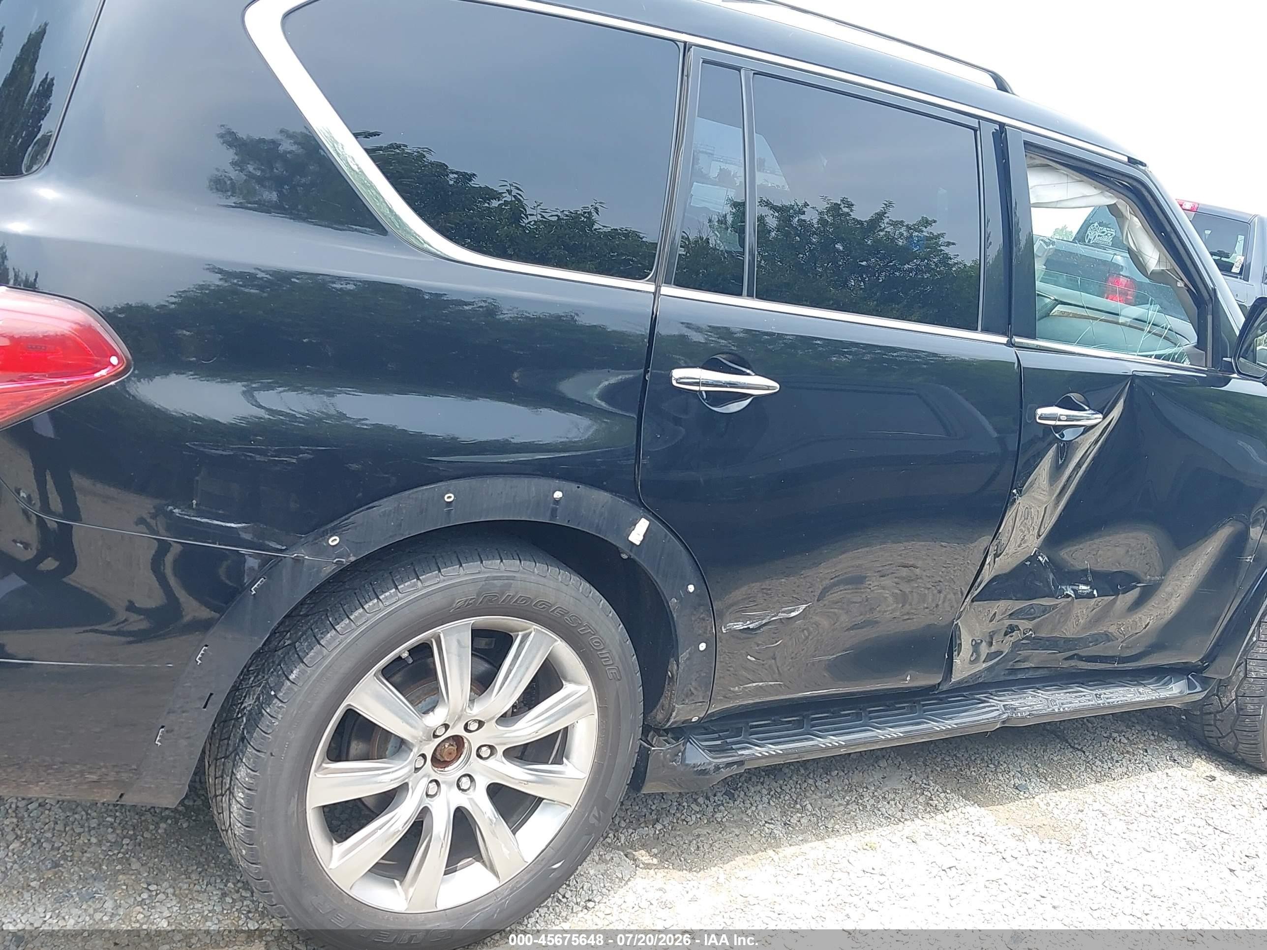 2014 Infiniti Qx80 Black vin: JN8AZ2NE5E9063239
