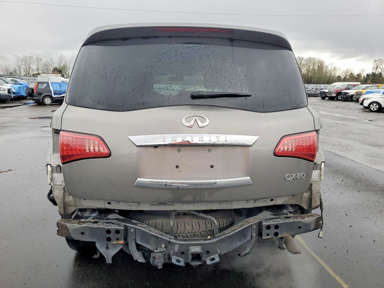 2014 Infiniti Qx80 Gray vin: JN8AZ2NE5E9063483