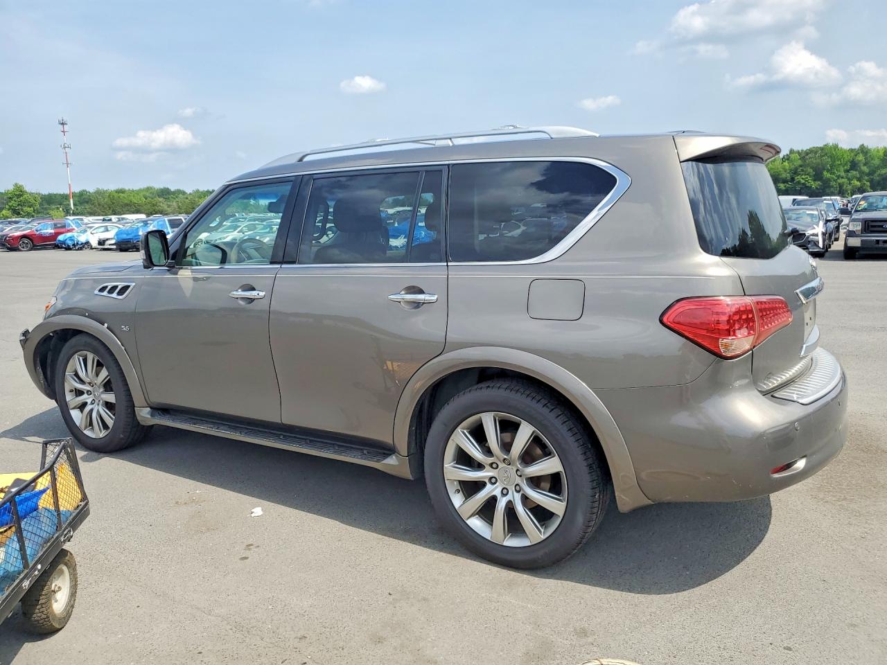 2014 Infiniti Qx80 Base Серый vin: JN8AZ2NE5E9064763