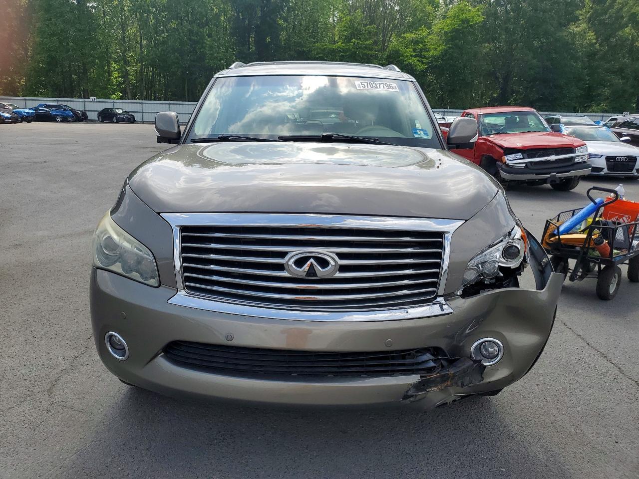 2014 Infiniti Qx80 Base Серый vin: JN8AZ2NE5E9064763