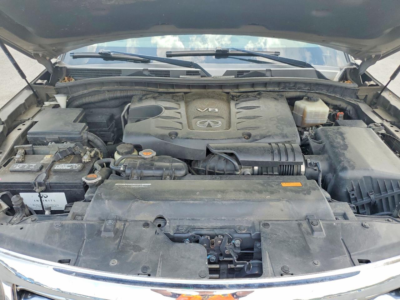 2014 Infiniti Qx80 Base Серый vin: JN8AZ2NE5E9064763