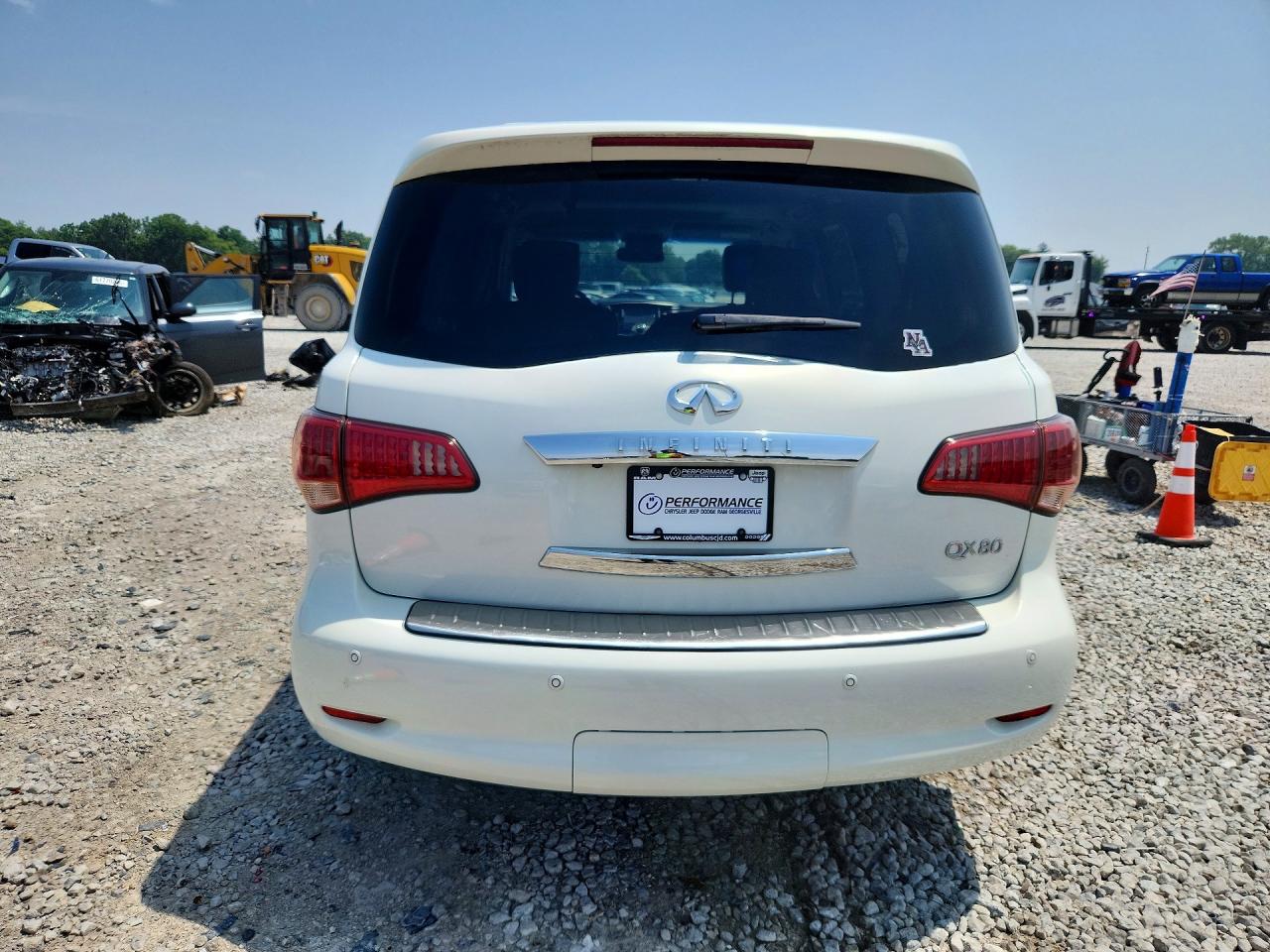 2014 Infiniti Qx80 Base Белый vin: JN8AZ2NE5E9065430