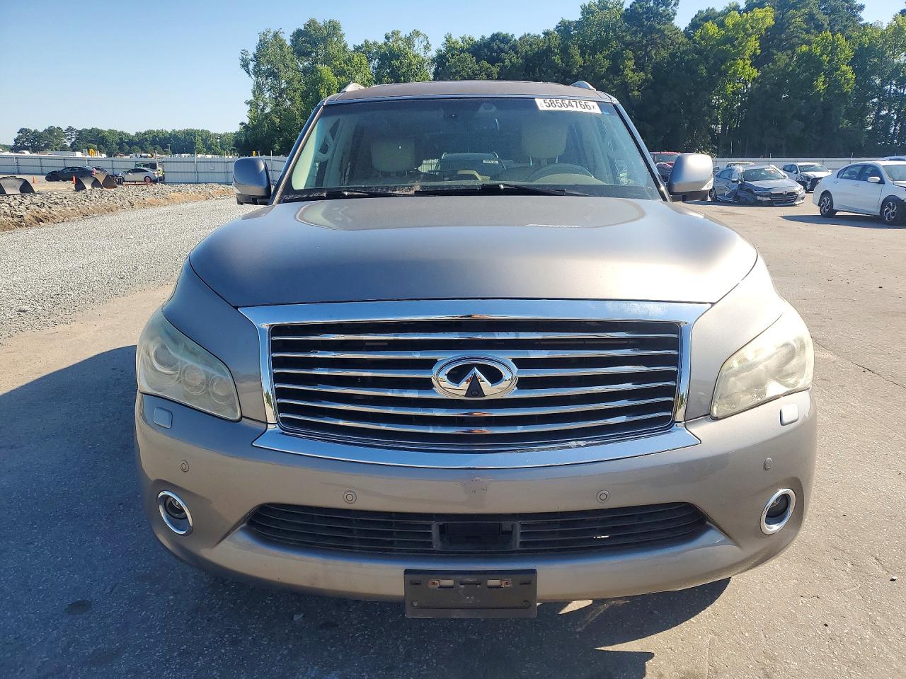 2014 Infiniti Qx80 Base Gray vin: JN8AZ2NE5E9065556