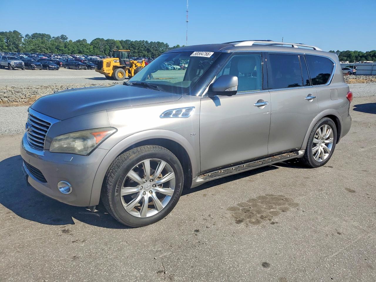 2014 Infiniti Qx80 Base Gray vin: JN8AZ2NE5E9065556