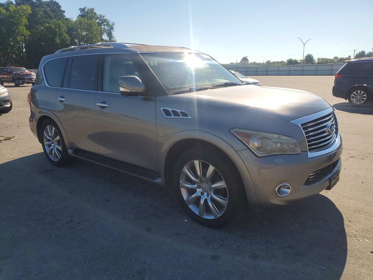 2014 Infiniti Qx80 Base Gray vin: JN8AZ2NE5E9065556