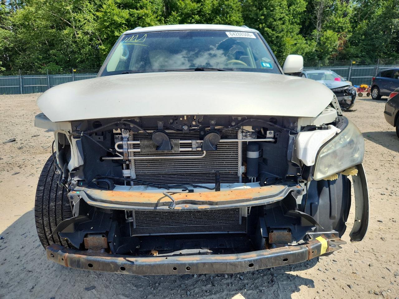 2014 Infiniti Qx80 Base White vin: JN8AZ2NE5E9066142