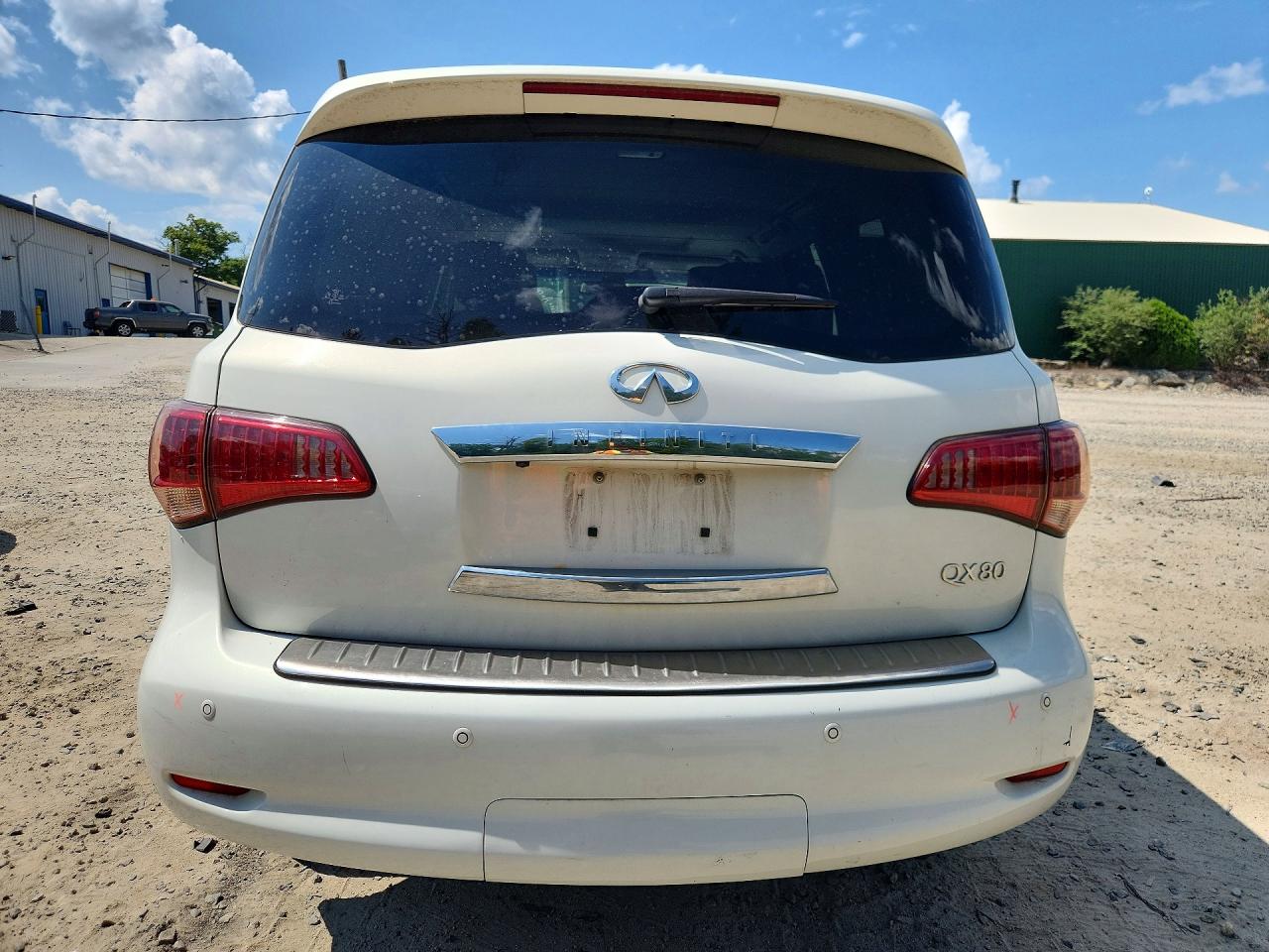 2014 Infiniti Qx80 Base White vin: JN8AZ2NE5E9066142