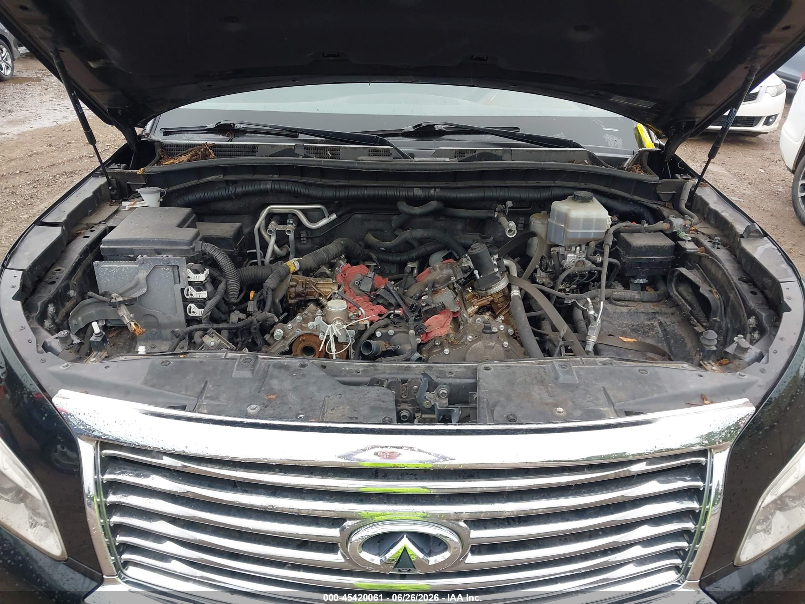 2014 Infiniti Qx80 Black vin: JN8AZ2NE5E9066531
